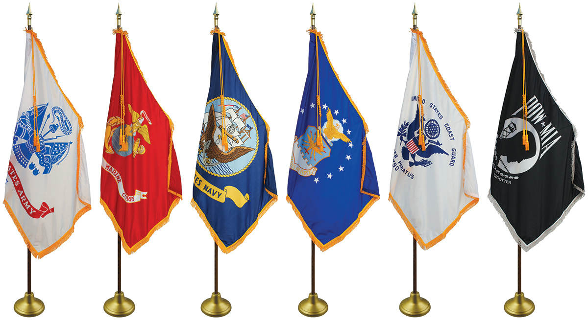 Military flags